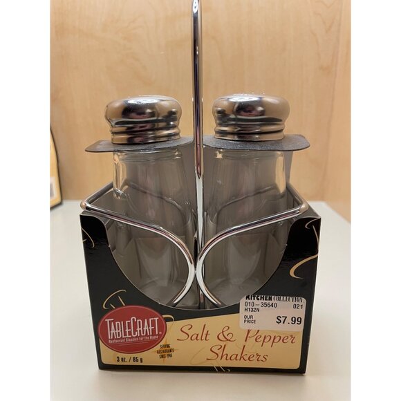 Vintage Tablecraft Table Accessories NIB Salt and Pepper Shakers, toothpick Hold - Picture 12 of 12